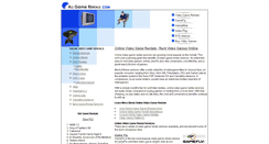 Desktop Screenshot of allgamerentals.com